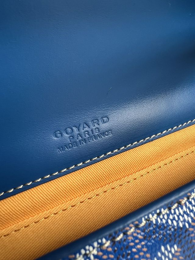 Goyard original canvas monte-carlo PM clutch GY0071 blue