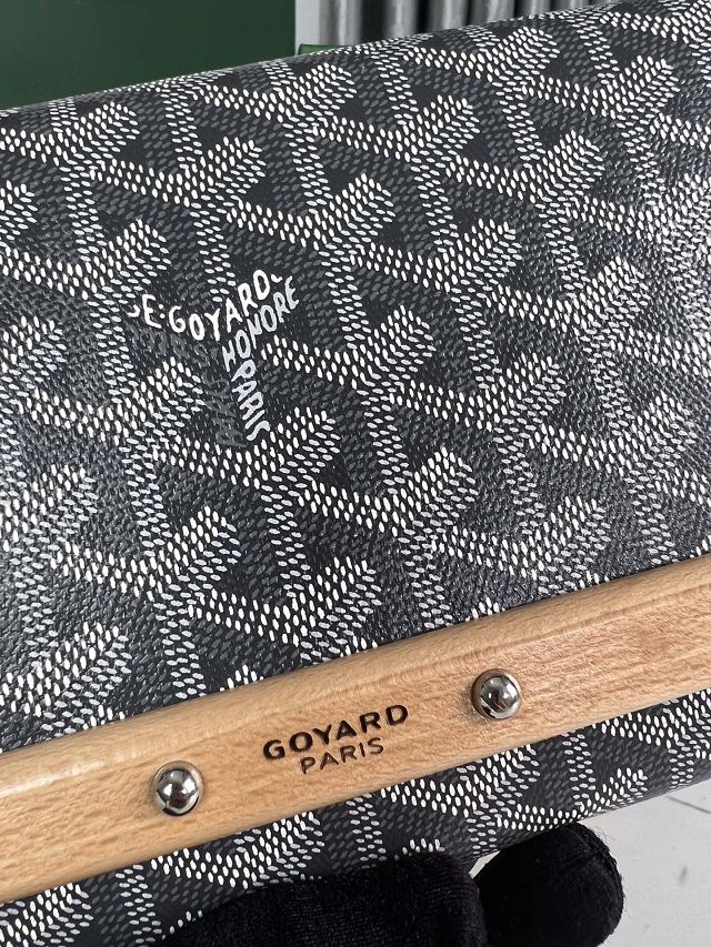 Goyard original canvas monte-carlo PM clutch GY0071 grey