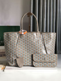 Goyard original canvas saint louis PM bag GY0069 blue