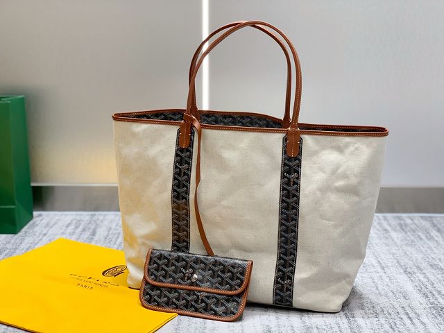 Goyard original cotton saint louis GM bag GY0065 black&brown