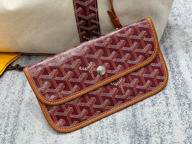 Goyard original cotton saint louis GM bag GY0065 burgundy