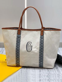 Goyard original cotton saint louis GM bag GY0065 grey
