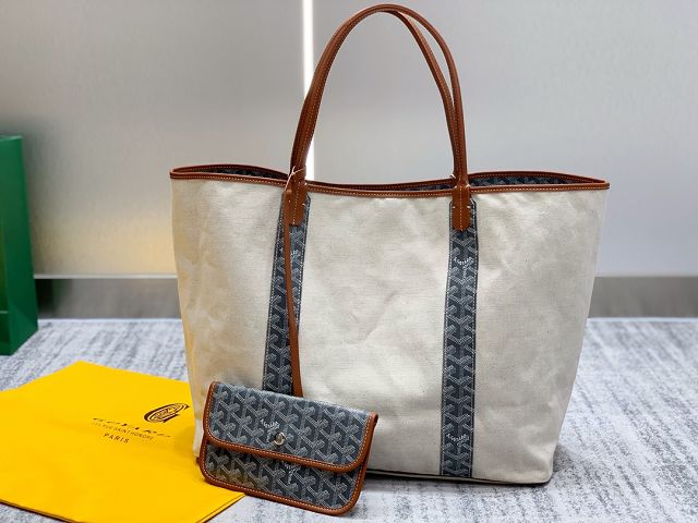 Goyard original cotton saint louis GM bag GY0065 grey