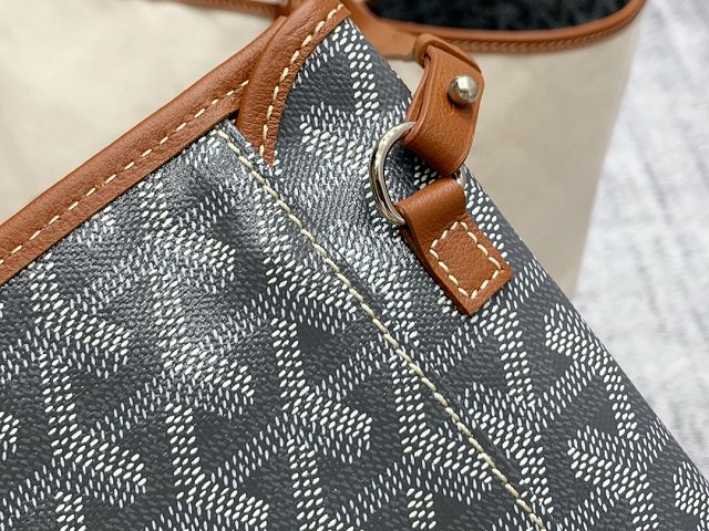 Goyard original cotton saint louis GM bag GY0065 grey