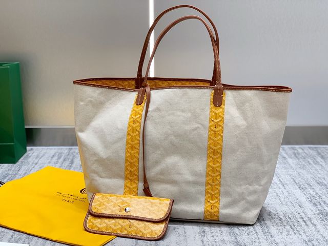 Goyard original cotton saint louis GM bag GY0065 yellow