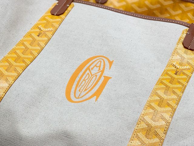 Goyard original cotton saint louis GM bag GY0065 yellow