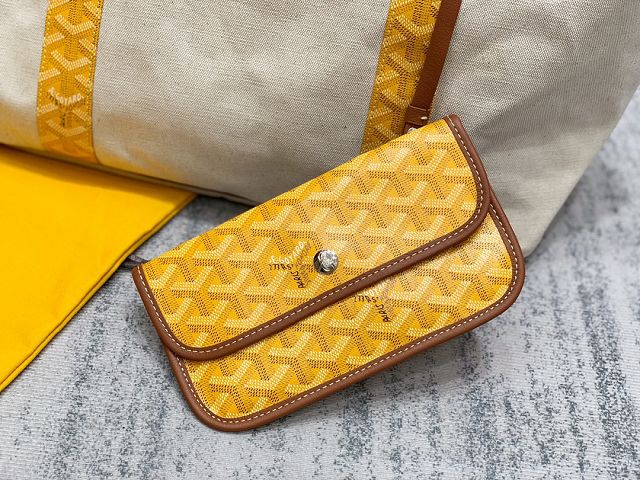 Goyard original cotton saint louis GM bag GY0065 yellow