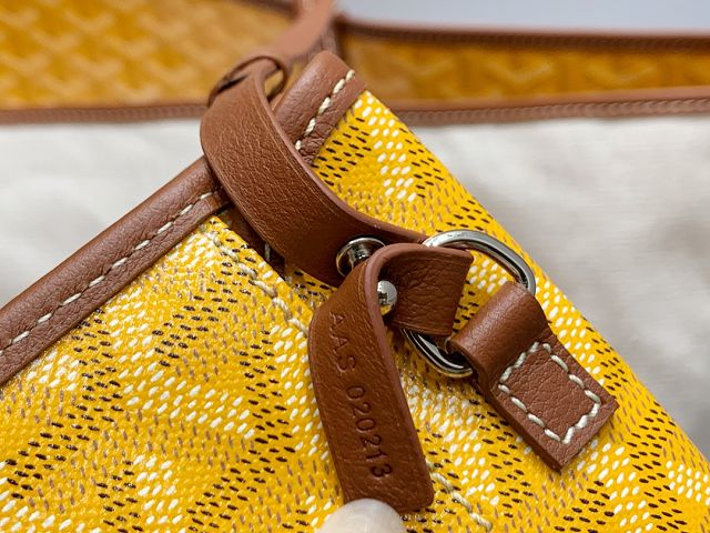 Goyard original cotton saint louis GM bag GY0065 yellow