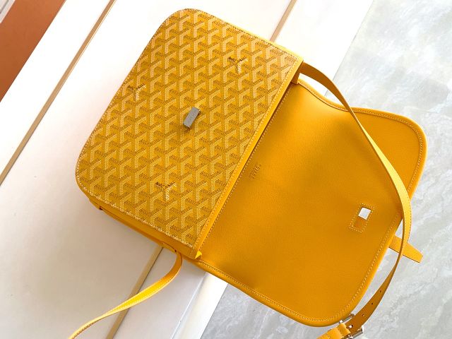 Goyard original canvas belvedere MM bag GY0073 yellow