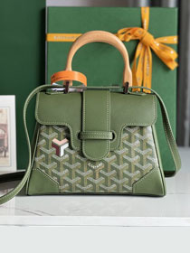 Goyard original canvas saigon souple mini bag GY0007 khaki