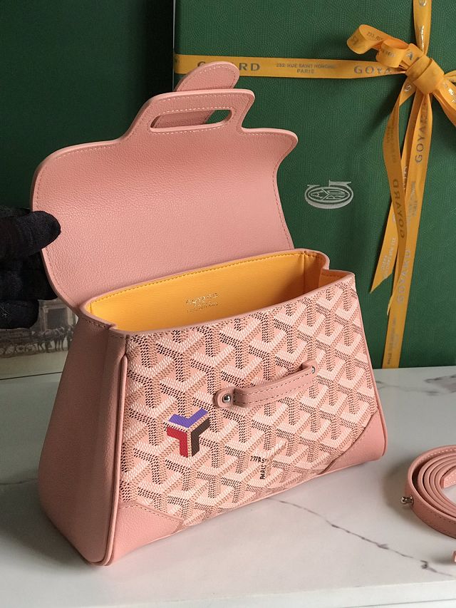 Goyard original canvas saigon souple mini bag GY0007 pink
