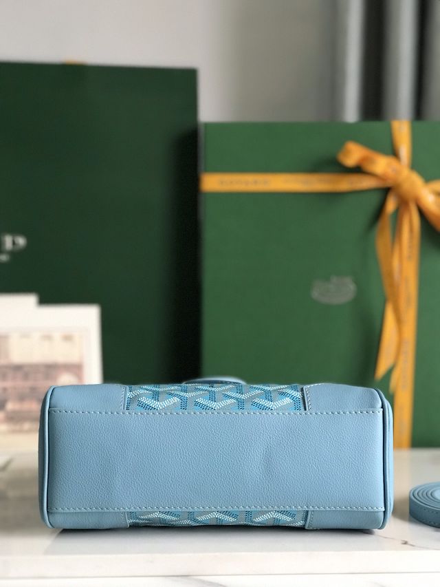 Goyard original canvas saigon souple mini bag GY0007 sky blue