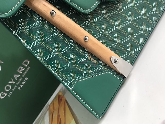 Goyard original canvas saigon structure PM bag GY0075 green