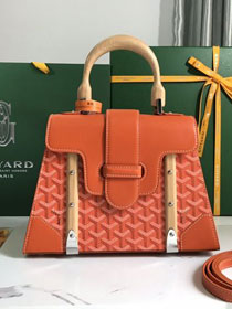 Goyard original canvas saigon structure PM bag GY0075 orange