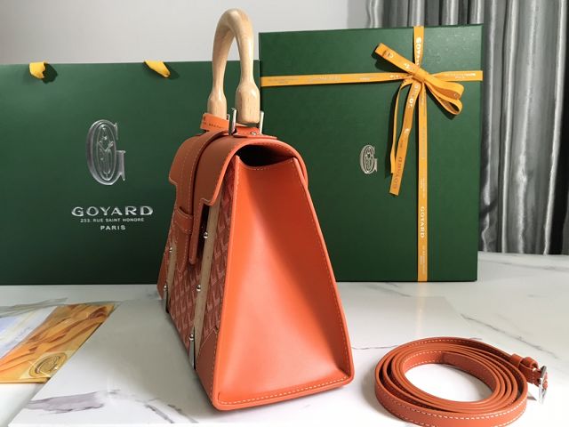 Goyard original canvas saigon structure PM bag GY0075 orange