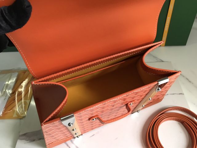 Goyard original canvas saigon structure PM bag GY0075 orange