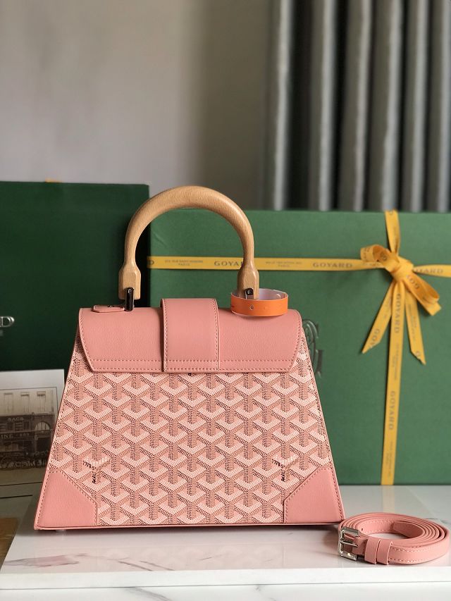 Goyard original canvas saigon structure PM bag GY0075 pink