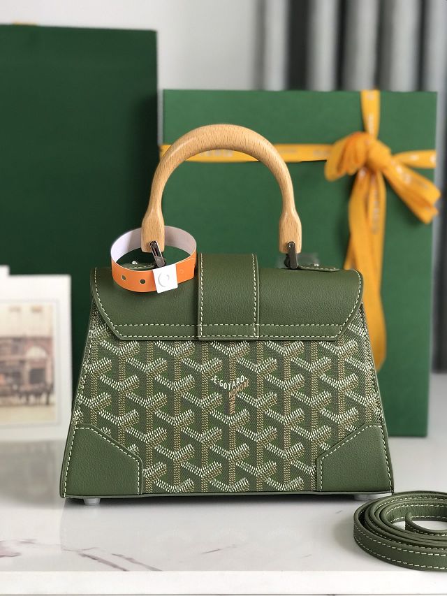 Goyard original canvas saigon structure mini bag GY0009 khaki