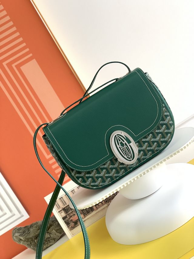 Goyard original calfskin&canvas saint honore 233 bag GY0077 green