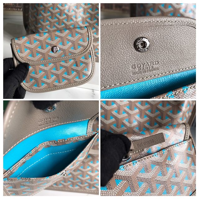 Goyard original canvas anjou mini bag GY0085 blue