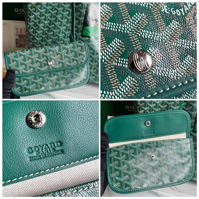 Goyard original canvas saint louis GM bag GY0081 green	