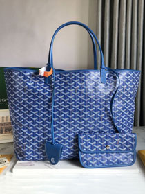 Goyard original canvas saint louis GM bag GY0083 blue