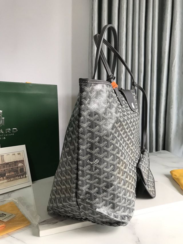 Goyard original canvas saint louis GM bag GY0083 grey