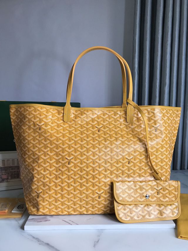 Goyard original canvas saint louis GM bag GY0083 yellow