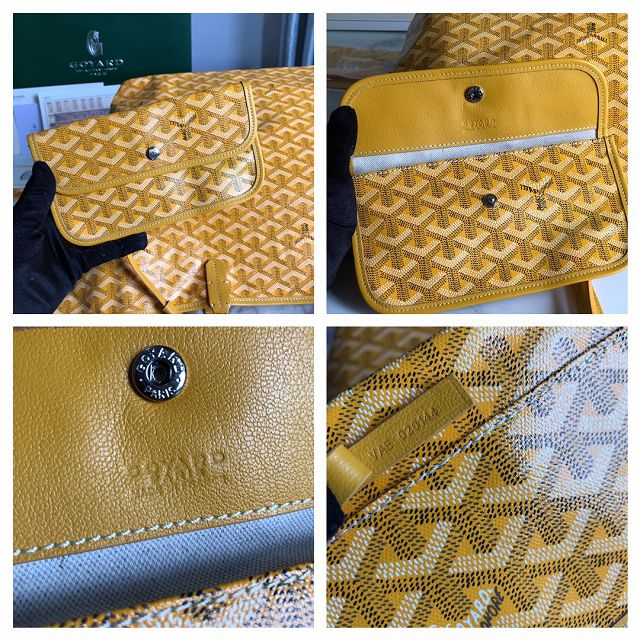 Goyard original canvas saint louis GM bag GY0083 yellow