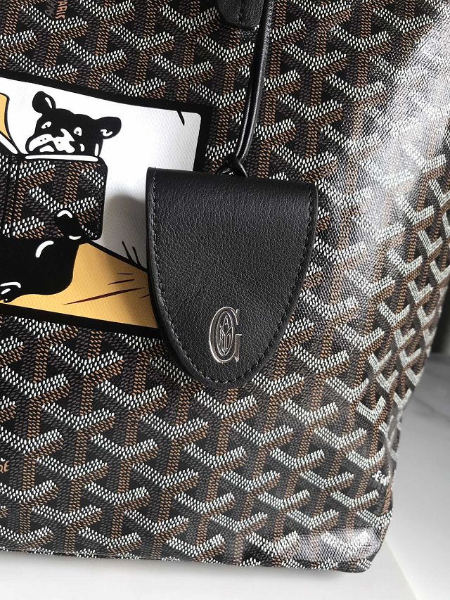 Goyard original canvas saint louis PM bag GY0080 black