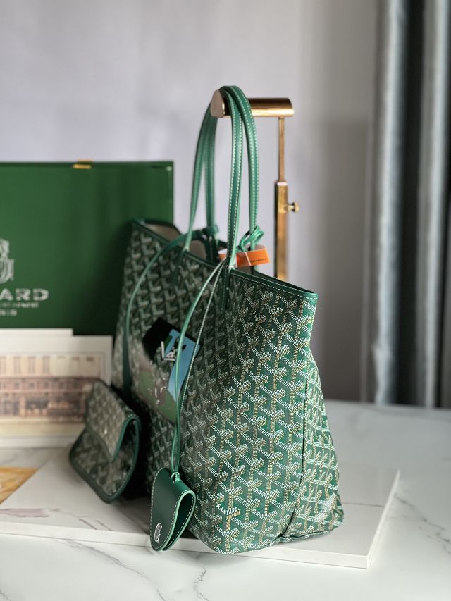 Goyard original canvas saint louis PM bag GY0080 green