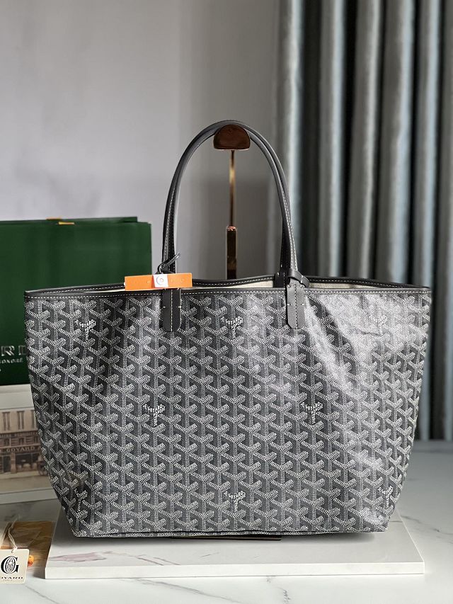 Goyard original canvas saint louis PM bag GY0080 grey