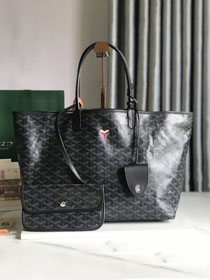 Goyard original canvas saint louis PM bag GY0082 black