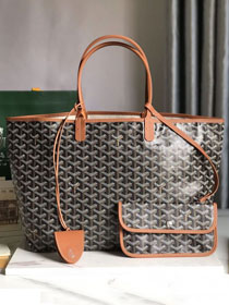 Goyard original canvas saint louis PM bag GY0082 black&brown