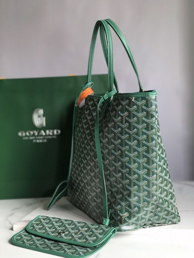 Goyard original canvas saint louis PM bag GY0082 green