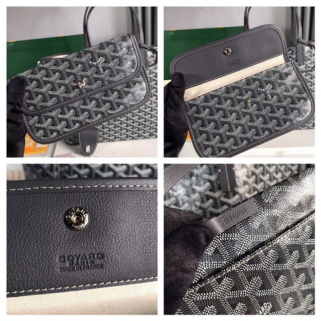 Goyard original canvas saint louis PM bag GY0082 grey