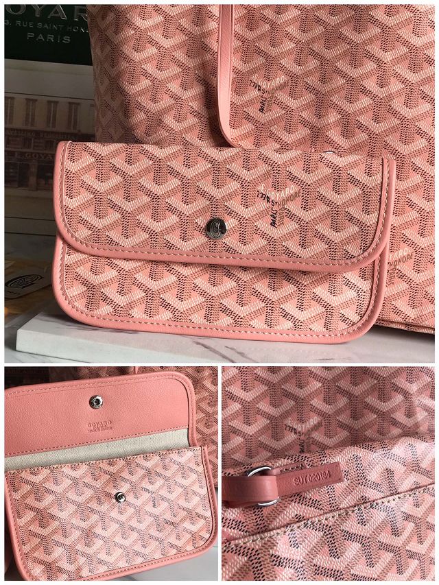 Goyard original canvas saint louis PM bag GY0082 pink