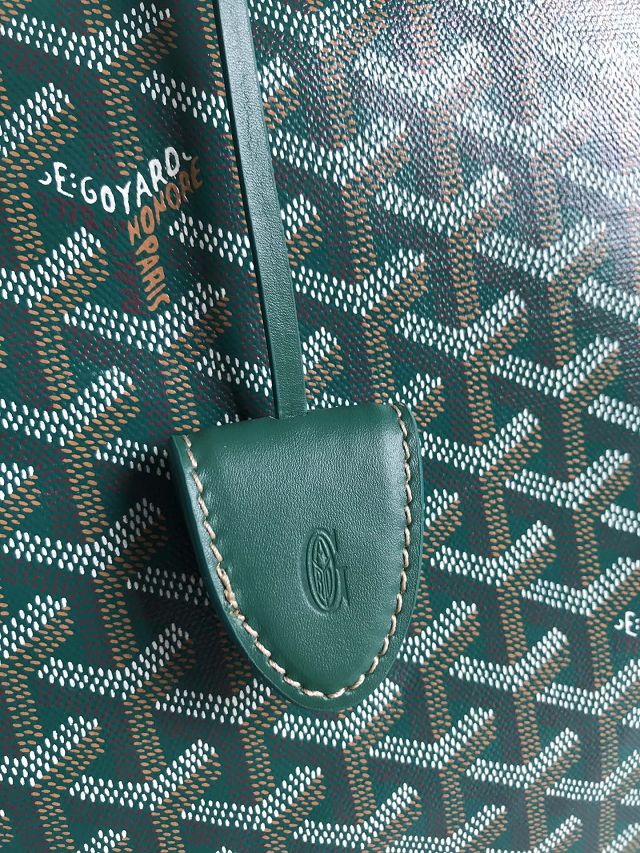 Goyard original canvas bellechasse biaude PM bag GY0091 green