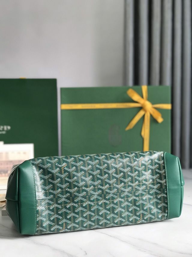 Goyard original canvas bellechasse biaude PM bag GY0091 green