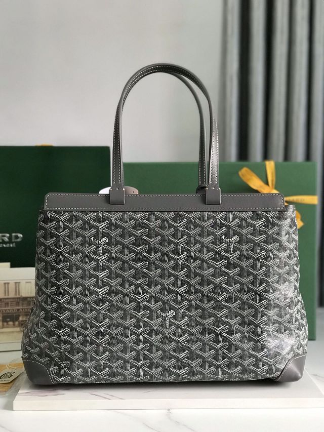 Goyard original canvas bellechasse biaude PM bag GY0091 grey