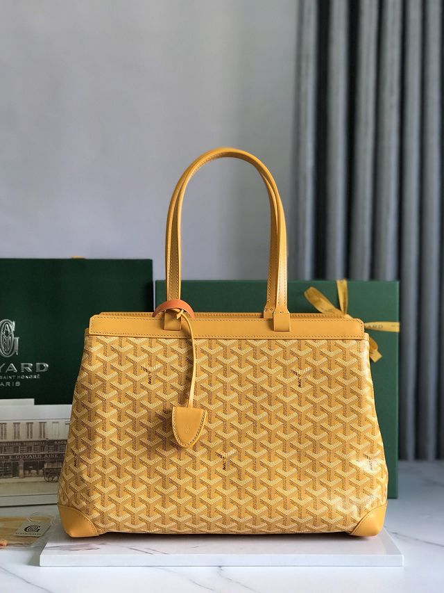 Goyard original canvas bellechasse biaude PM bag GY0091 yellow