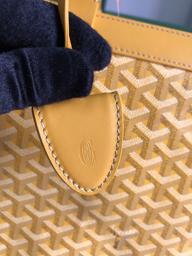 Goyard original canvas bellechasse biaude PM bag GY0091 yellow