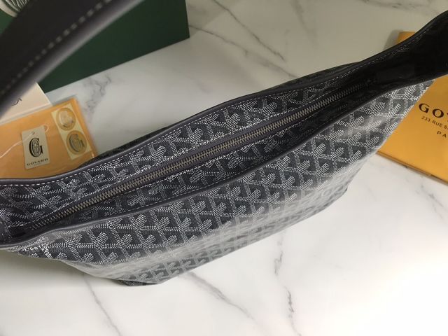 Goyard original canvas boheme hobo bag GY0094 grey