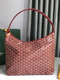 Goyard original canvas boheme hobo bag GY0094 red