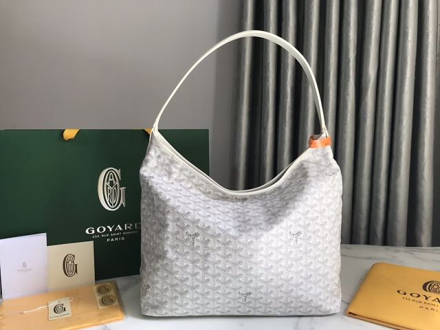 Goyard original canvas boheme hobo bag GY0094 white