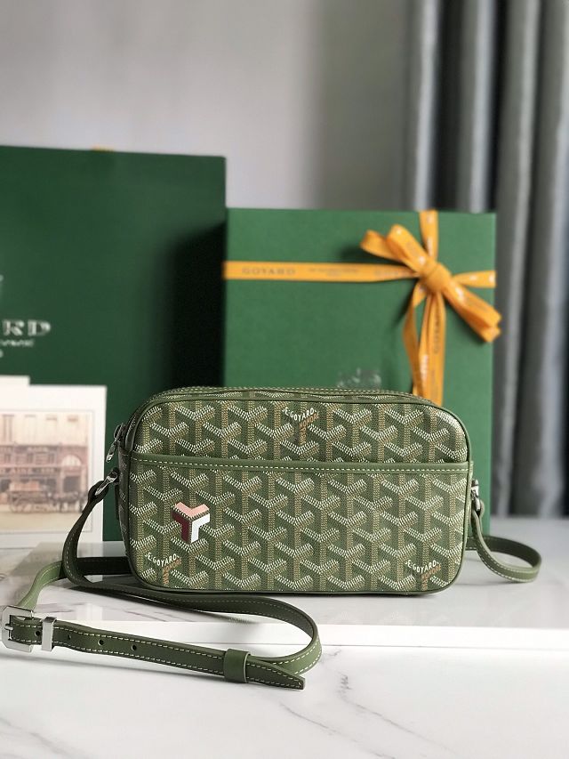 Goyard original canvas cap vert bag GY0015 khaki