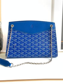 Goyard original canvas rouette structure PM bag GY0092 blue