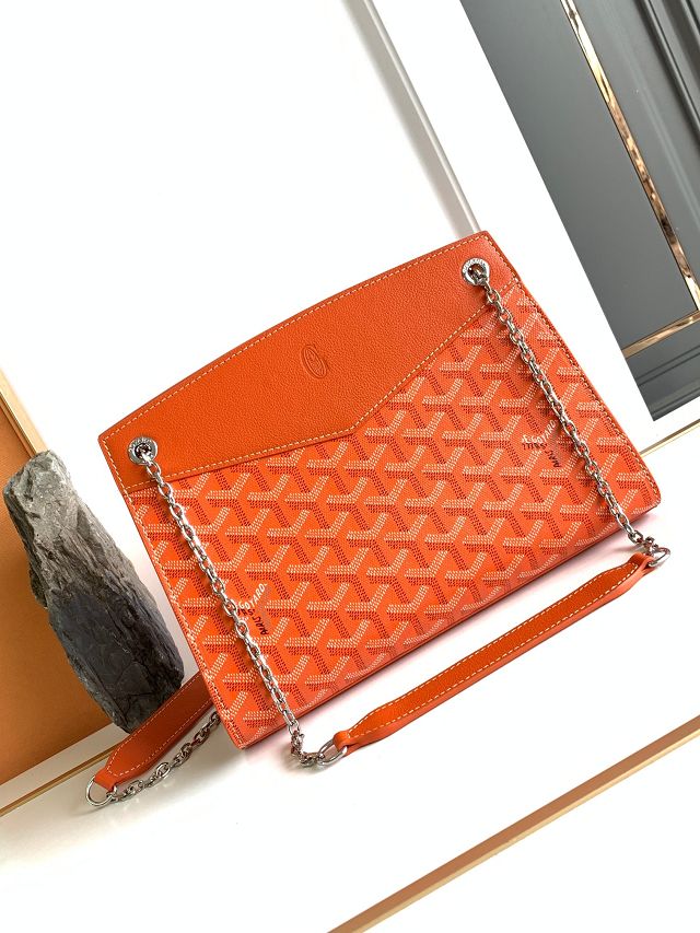 Goyard original canvas rouette structure PM bag GY0092 orange