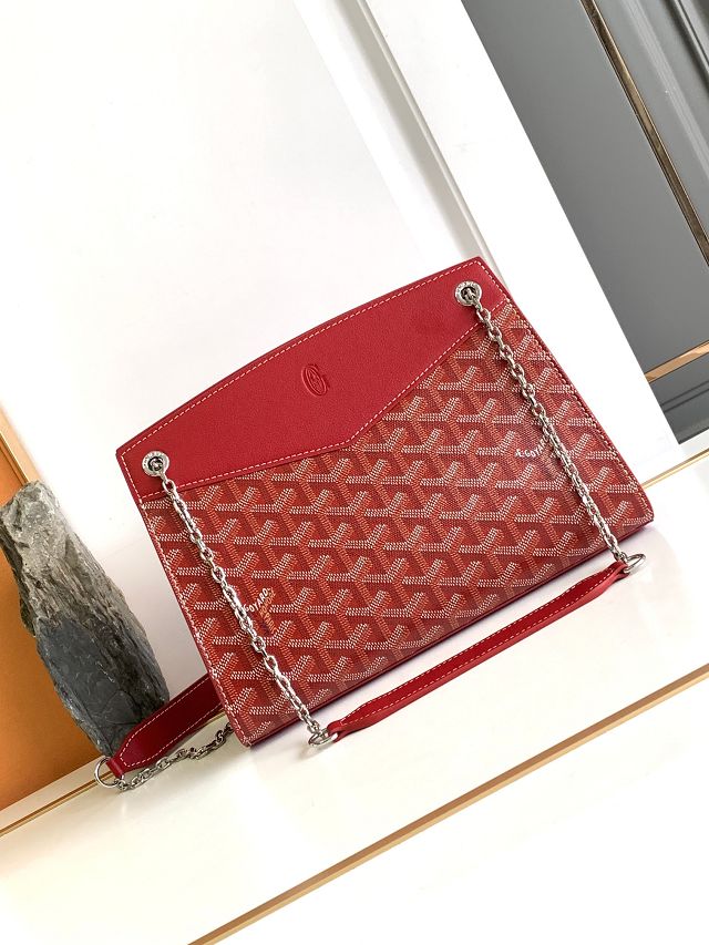 Goyard original canvas rouette structure PM bag GY0092 red