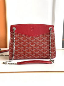 Goyard original canvas rouette structure mini bag GY0093 red